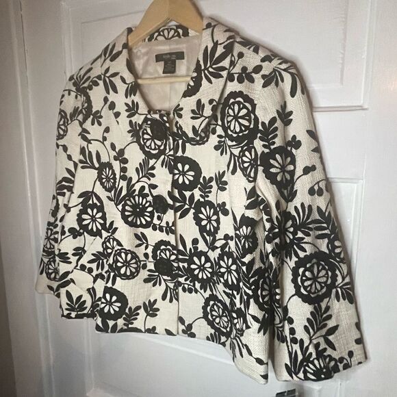 Style & Co. Petite 100% Cotton Button Front Jacket - Picture 2 of 13